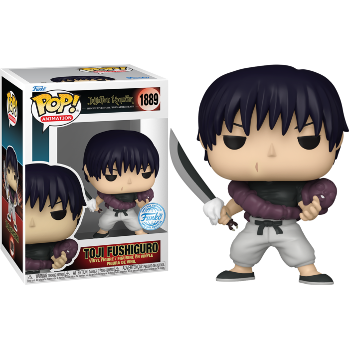 Jujutsu Kaisen - Toji Fushiguro Pop! Vinyl Figure (Box damaged)