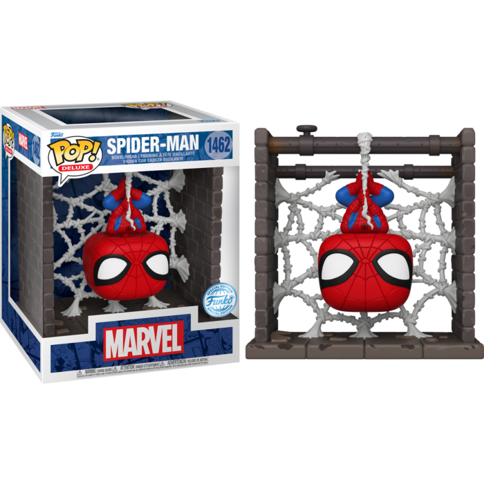 Marvel Comics - Spider-Man (Webbed) Deluxe Pop! Vinyl Figure