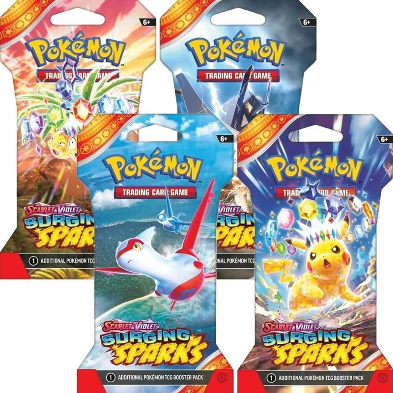 Pokemon - Scarlet &amp; Violet 8 Surging Sparks Booster Blister Pack (10 Cards)