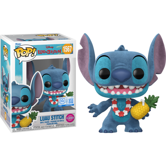 Lilo &amp; Stitch - Luau Stitch (Flocked) Pop! Vinyl Figure