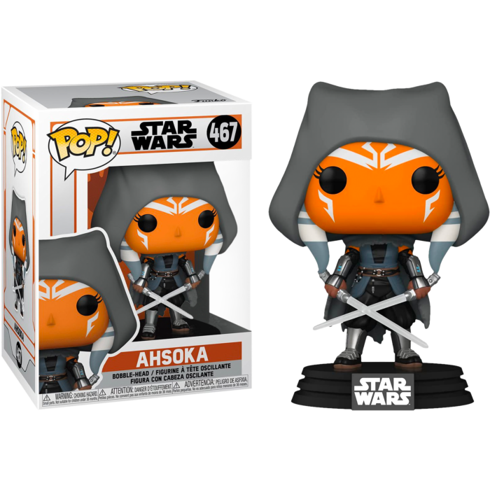 Star Wars: The Mandalorian - Ahsoka Hooded Pop! Vinyl Figure