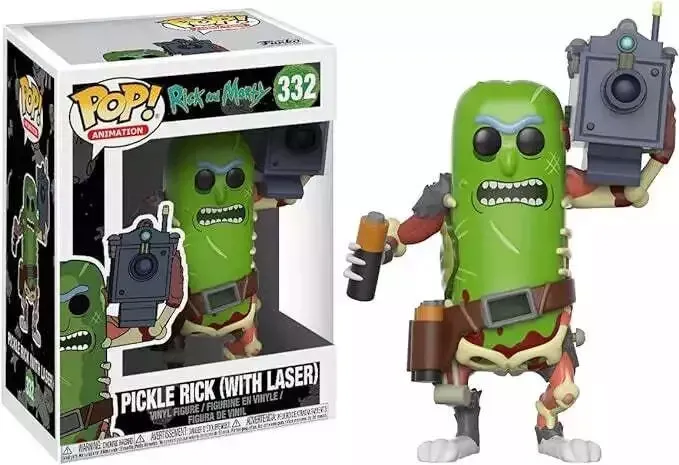 Rick and Morty – Pickle Rick with Laser Pop! Vinyl Figure (Box Minor Damaged)
