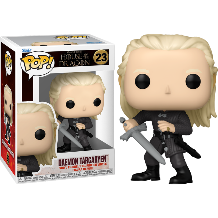 Game of Thrones: House of the Dragon - Daemon Targaryen with Dark Sister (No Armor) Pop! Vinyl Figure