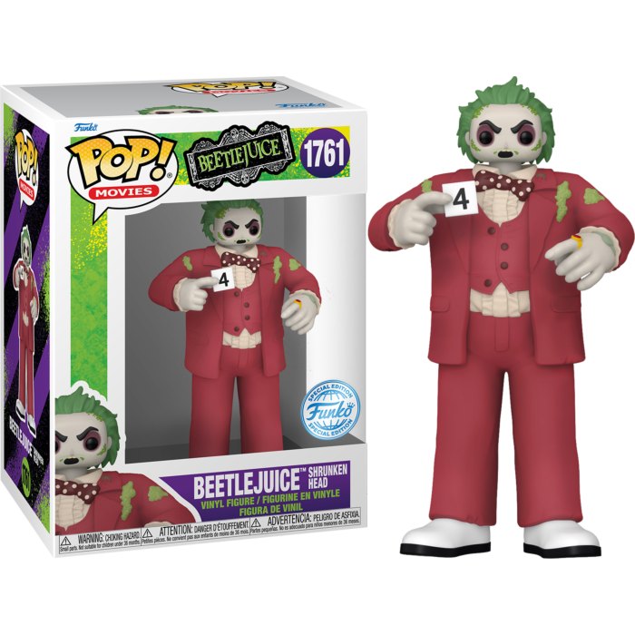 Beetlejuice - Beetlejuice (Shrunken Head) Pop! Vinyl Figure