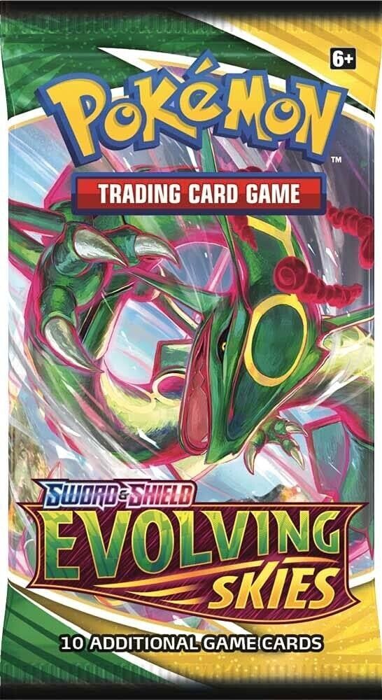 Pokemon -Evolving Skies Booster Pack (10 Cards)