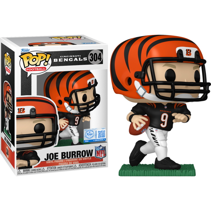 NFL: Bengals - Joe Burrow (Black Jersey) Pop! Vinyl Figure
