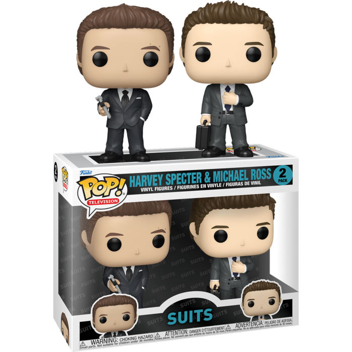 Suits - Harvey Specter &amp; Michael Ross Pop! Vinyl Figure 2-Pack