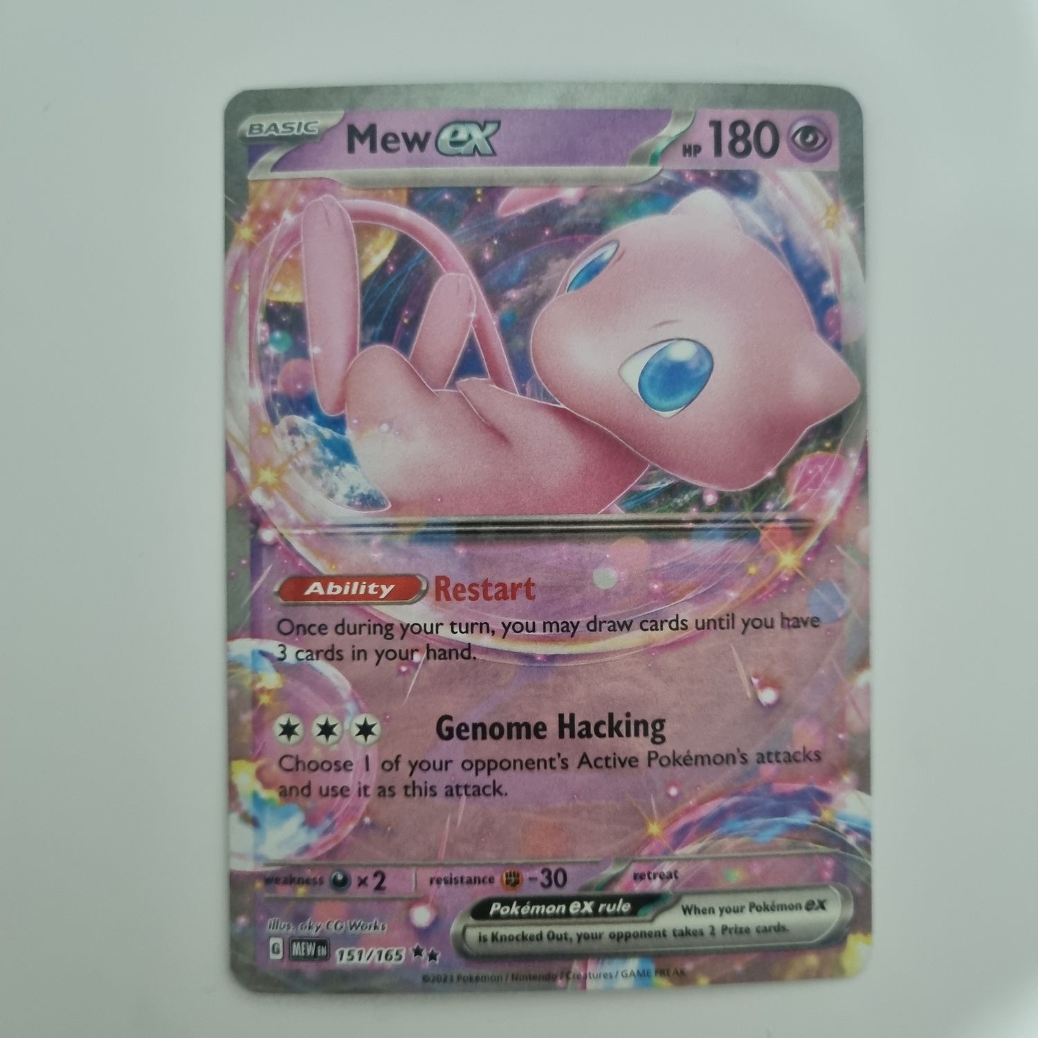 Pokemon Card- Mew EX 151/165