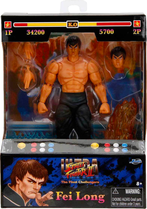 Ultra Street Fighter II: The Final Challengers - Fei Long 1/12th Scale Action Figure