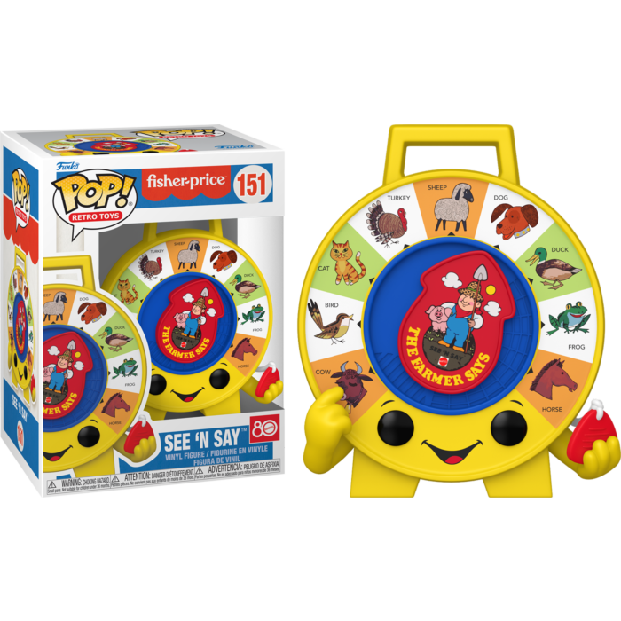 Retro Toys: Fisher-Price - See n' Say Pop! Vinyl Figure