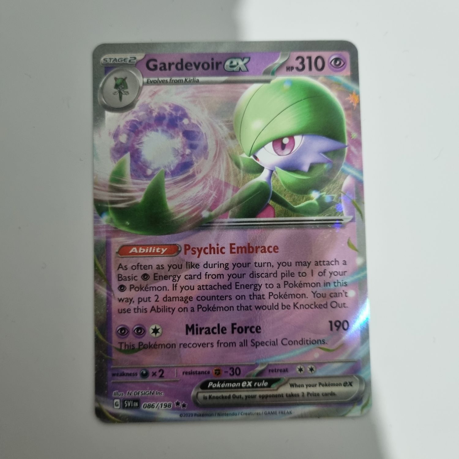 Pokemon Card- EX 086/198