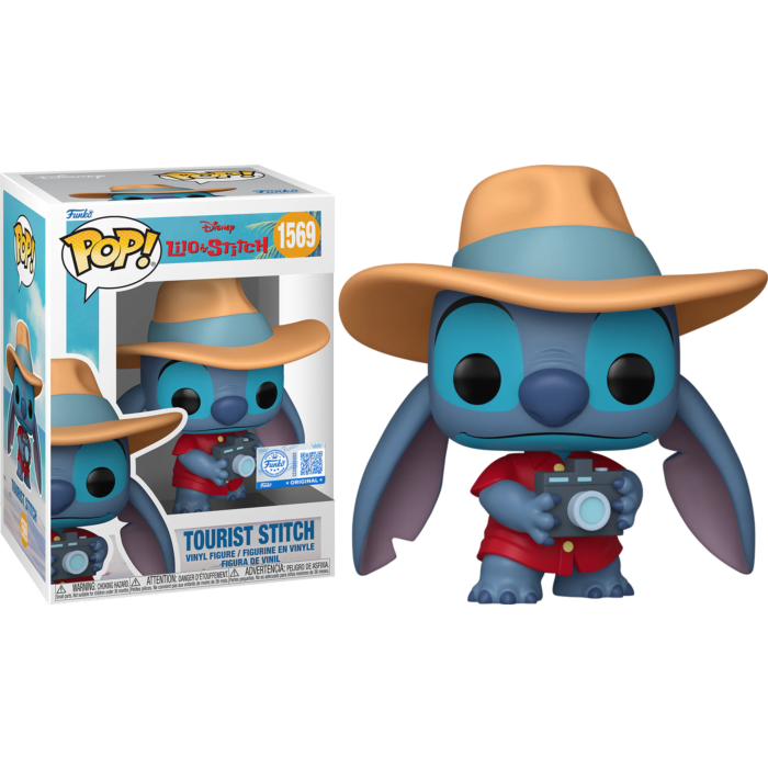 Lilo &amp; Stitch - Tourist Stitch Pop! Vinyl Figure