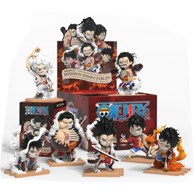 Mighty Jaxx One Piece - Freeny's Hidden Dissectibles Series 06 Luffy's Gears Edition Blind Box Vinyl Figure (Display of 6)