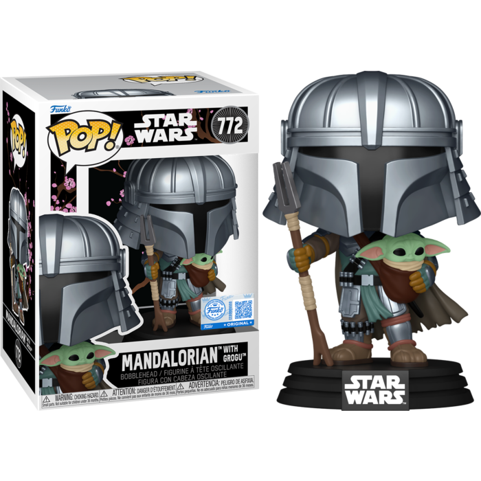Star Wars: Impressions - Mandalorian with Grogu Pop! Vinyl Figure