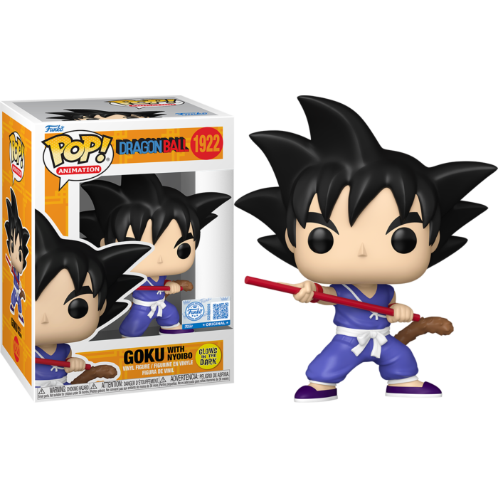 Dragon Ball - Goku with Nyoibo Glow-in-the-Dark Pop! Vinyl Figure