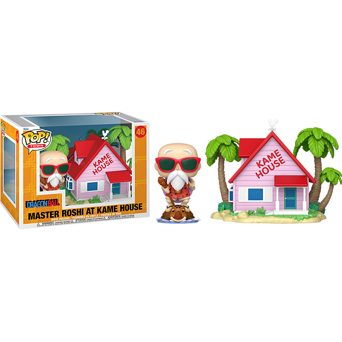 Dragon Ball - Master Roshi at Kame House Pop! Town Vinyl Figure
