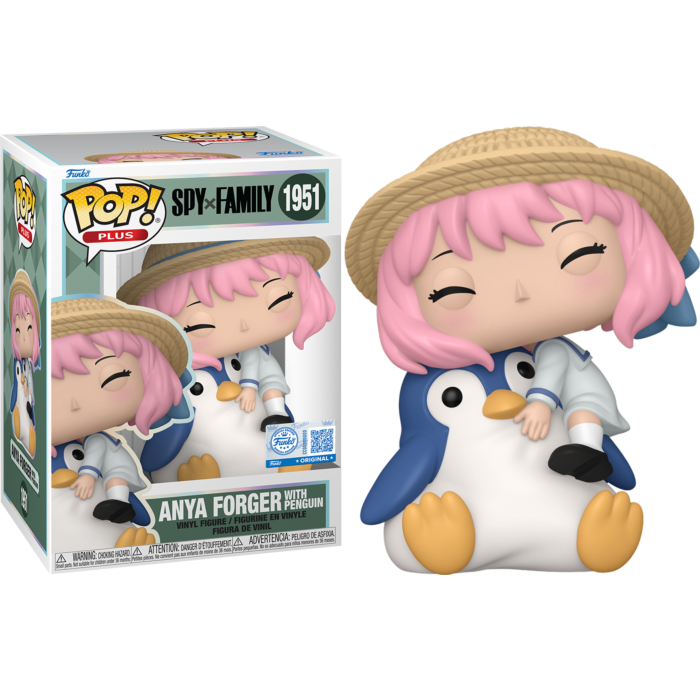 Spy x Family - Anya Forger with Penguin Pop! Plus Vinyl Figure