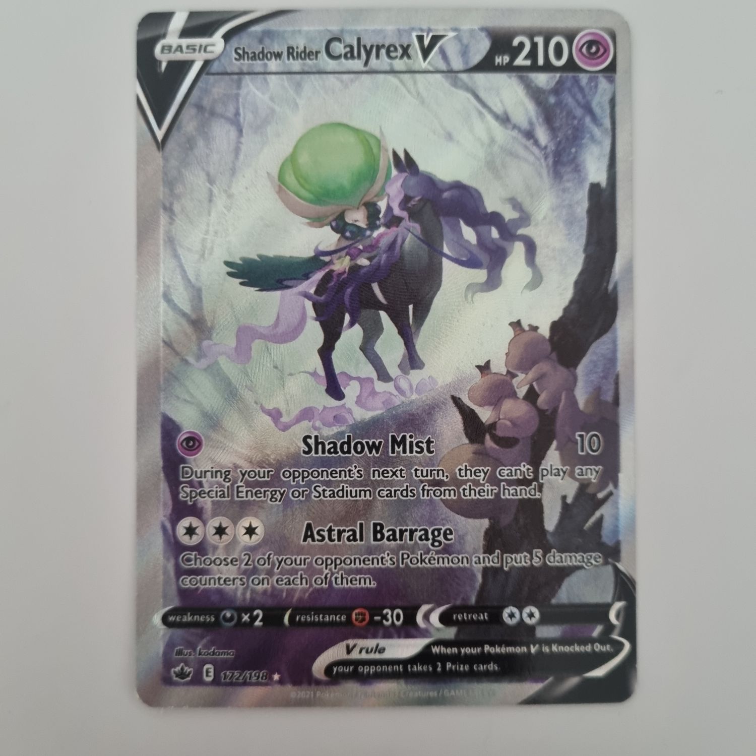 Pokemon Card- V 172/198