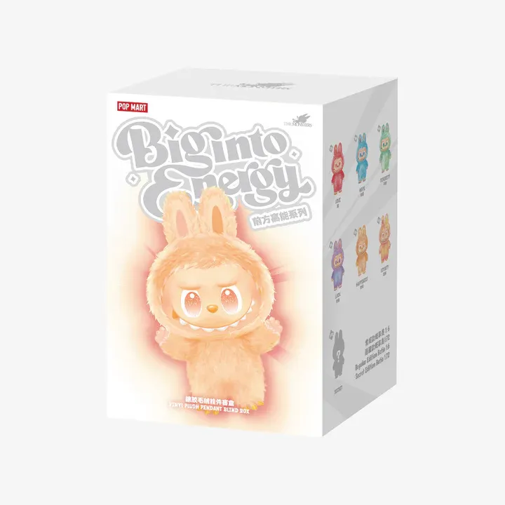 POP MART THE MONSTERS Labubu Big into Energy Series Plush Pendant Blind Box (1 Blind Box)  (100% Authentic)