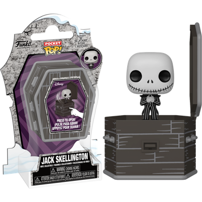 Pre-Order: The Nightmare Before Christmas - Jack Skellington in Coffin Pocket Pop! Vinyl Figure