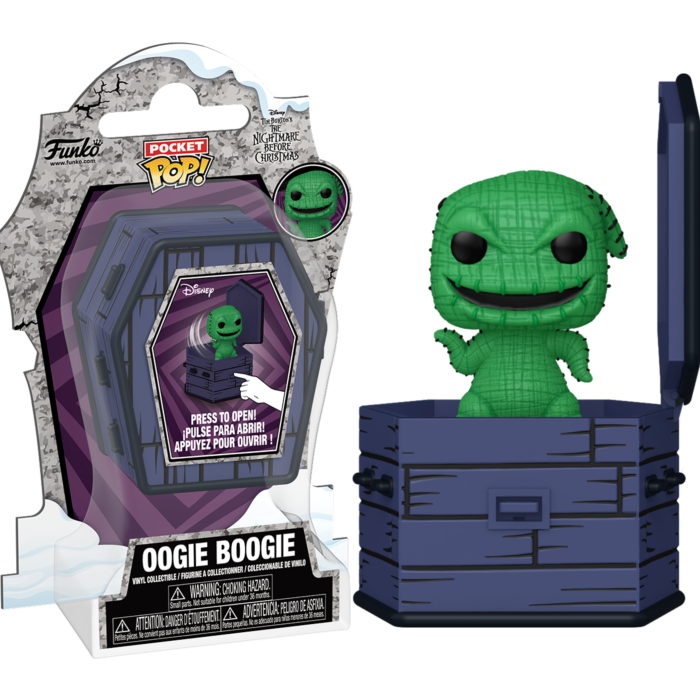 Pre-Order: The Nightmare Before Christmas - Oogie Boogie in Coffin Pocket Pop! Vinyl Figure