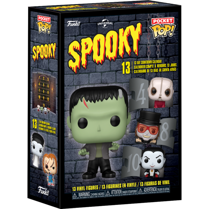 Spooky Universal Studios - 13 Day Pocket Pop! Vinyl Countdown Calendar