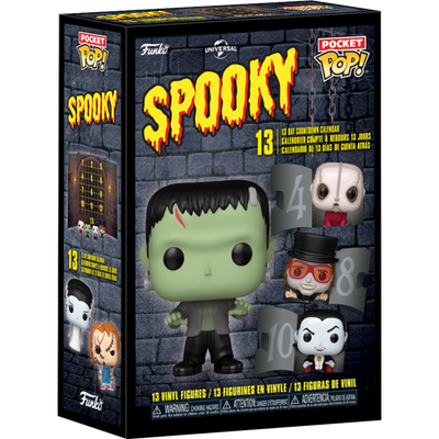 Spooky Universal Studios - 13 Day Pocket Pop! Vinyl Countdown Calendar