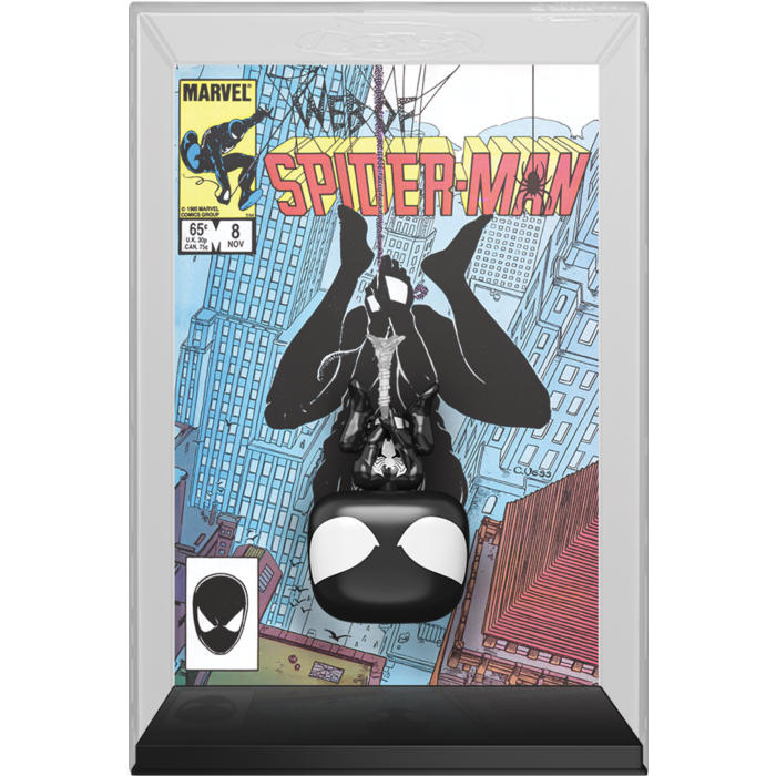Marvel - Black Suit Spider-Man Web of Spider-Man #08 Pop! Comic Covers Vinyl Figure