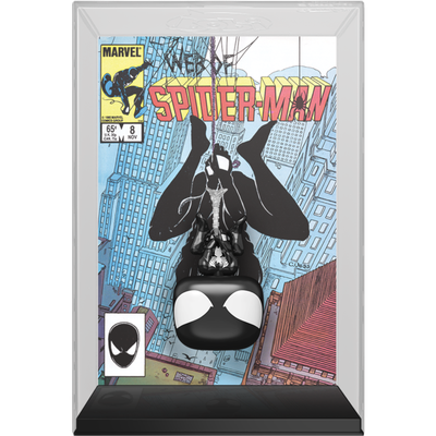 Marvel - Black Suit Spider-Man Web of Spider-Man #08 Pop! Comic Covers Vinyl Figure