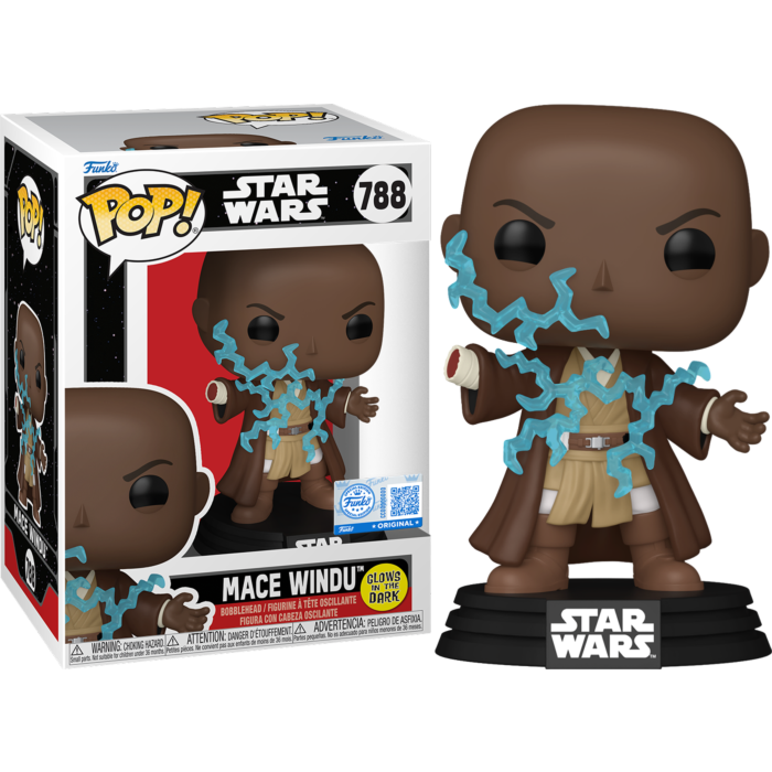 Pre-Order: Star Wars - Mace Windu Glow-in-the-Dark Pop! Vinyl Figure