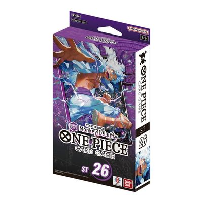 Pre-Order: One Piece Card Game: Starter Deck Display – (Purple/Black) Monkey.D.Luffy [ST-26]