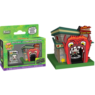 Beetlejuice - Beetlejuice &amp; Dante&#39;s Inferno Room Bitty Pop! Town Vinyl Figure