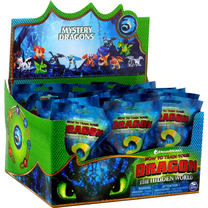 How to Train Your Dragon 3: The Hidden World - 3D Figural Foam Keychain Blind Bag (Single Unit)