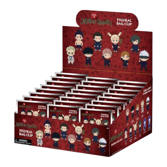 Jujutsu Kaisen - Series 4 3D Figural Foam Bag Clip Blind Bag (Single Unit)