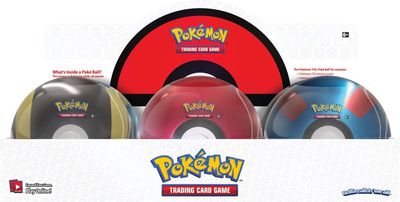 Pre-Order: Pokemon TCG: Best of Pokeball Tin (1 Random Tin Ball)