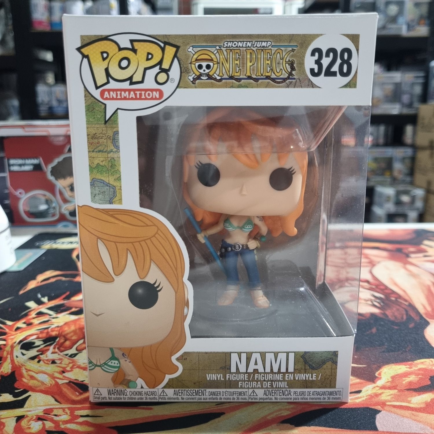 One Piece - Nami Pop! Vinyl Figure (Date Stamp JJL171213)