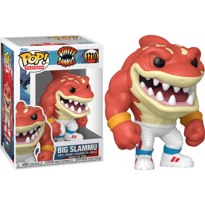 Street Sharks- Big Slammu Pop! Vinyl Figure
