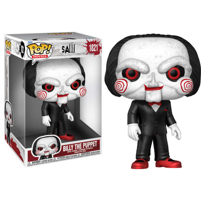 Pre-Order: Saw - Billy the Puppet 10th Anniversary 10&quot; Jumbo Pop! Vinyl Figure