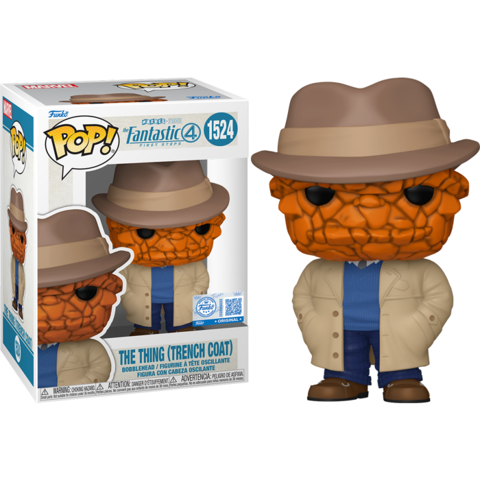 Pre-Order: The Fantastic Four: First Steps (2025) - The Thing (Trench Coat) Pop! Vinyl Figure