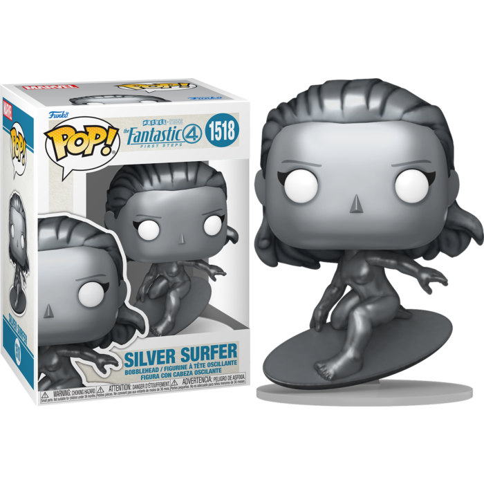 Fantastic Four Silver Surfer Pop! Vinyl Figure - Marvel Collectible Bobble Head