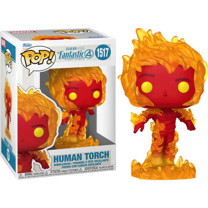 The Fantastic Four: First Steps (2025) - Human Torch Pop! Vinyl Figure