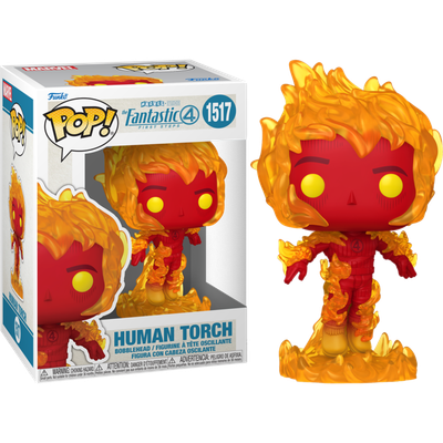 Pre-Order: The Fantastic Four: First Steps (2025) - Human Torch Pop! Vinyl Figure