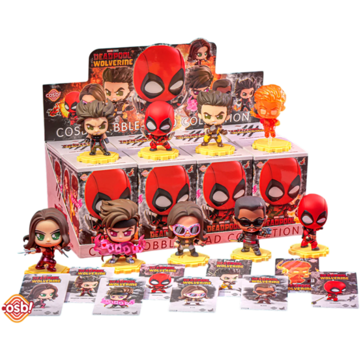 Deadpool &amp; Wolverine (2024) - Cosbi Collection Series 02 Blind Box Hot Toys Figure (1 Blind Box)
