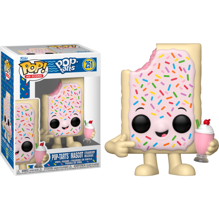 Ad Icons: PopTarts - Pop-Tarts Mascot Strawberry Milkshake Pop! Vinyl Figure