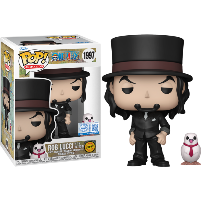 Pre-Order: One Piece - Rob Lucci with Hattori Chase Pop! Vinyl Figure Bundle of 6 (set of 6 Pops)