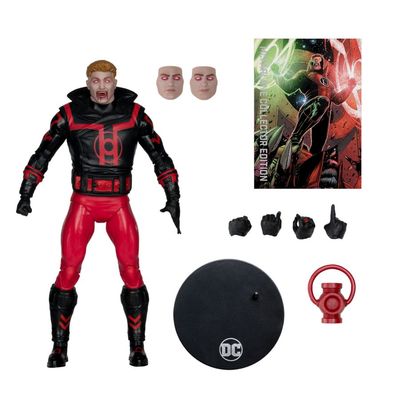 Green Lantern - Guy Gardner (Red Lantern) DC Multiverse McFarlane Collector Edition Red Platinum 7&quot; Scale Action Figure