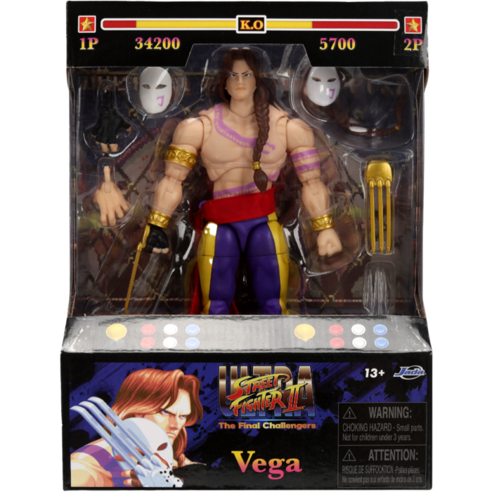 Ultra Street Fighter II: The Final Challengers - Vega 1/12th Scale Action Figure