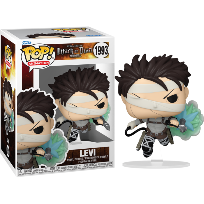 Pre-Order: Attack on Titan - Levi with Bandages Pop! Vinyl Figure