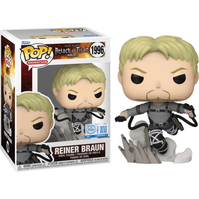 Pre-Order: Attack on Titan - Reiner Braun Pop! Vinyl Figure