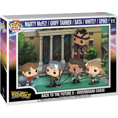 Pre-Order: Back To The Future - Hoverboard Chase Scene Deluxe Pop! Moment Vinyl Figure